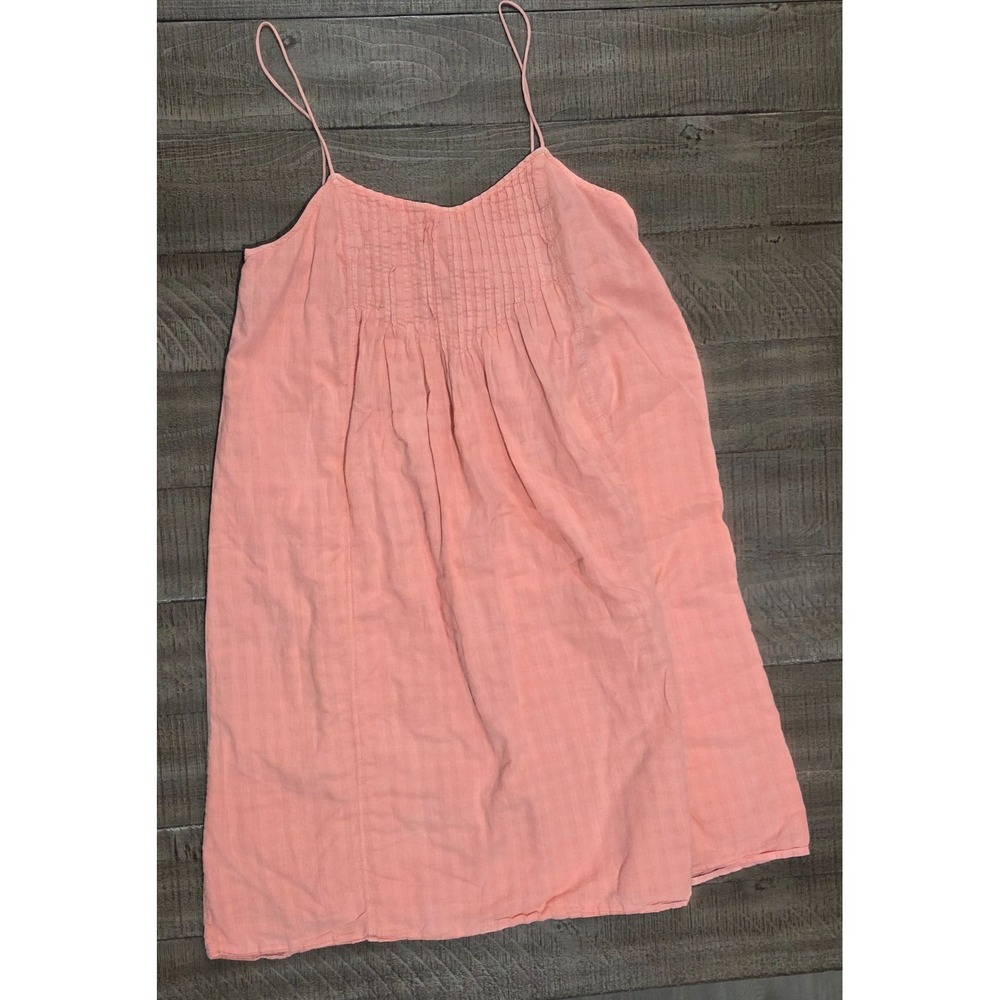 Womens J.Crew Peach-Pink-Coral Thin Spaghetti Strap Mini Dress Size 4